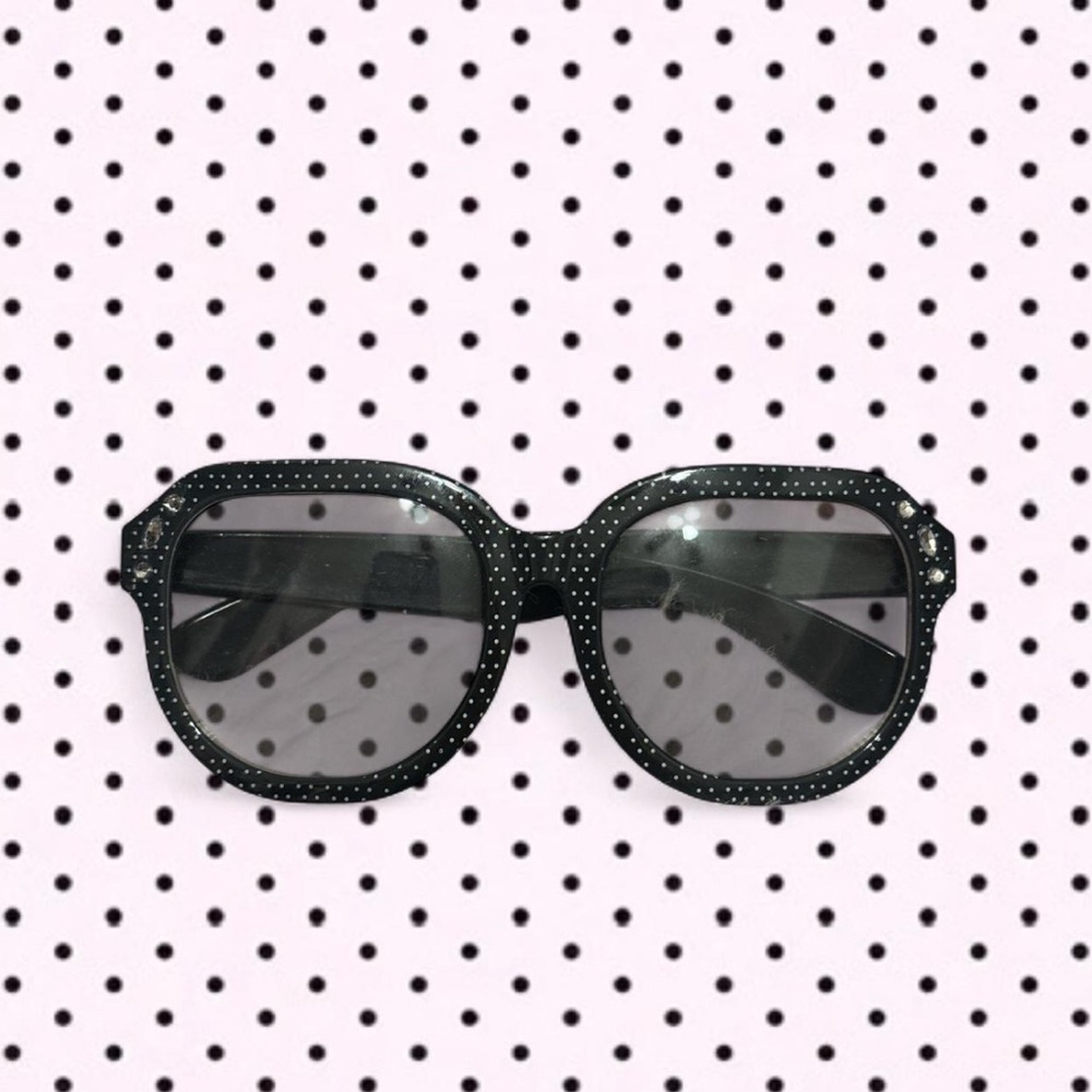 Black Polka Dot Sunglasses